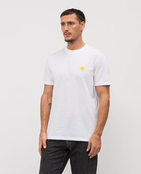 Versace Біла футболка з емблемою 10084811A08489