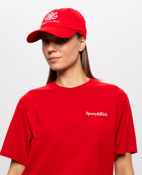 Sporty & Rich Червона кепка Maeve SR AC04085276RE15
