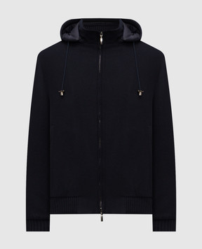 Doriani Cashmere Синя куртка з вовни A430CAPT125N