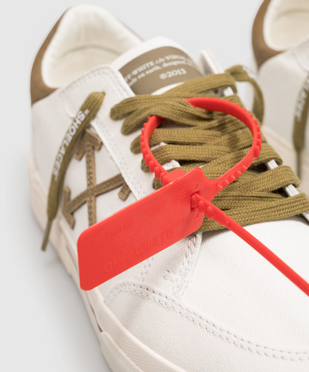Off-White Кроссовки Vulc Low цвета айвори OF05775301 изображение 5