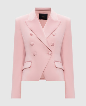Twinset Розовый двубортный жакет 261AP2274
