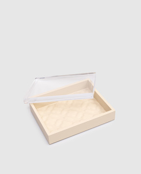 Giobagnara Бежева скринька Febe з квітковою простібкою S3TFRV06