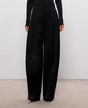 Thierry Mugler Черные брюки из шерсти COM1PA05291020
