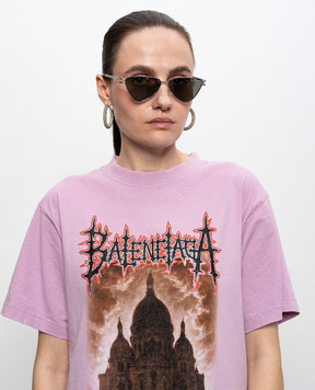 Palm Angels Сріблясті сонцезахисні окуляри Fontana PA2004727259