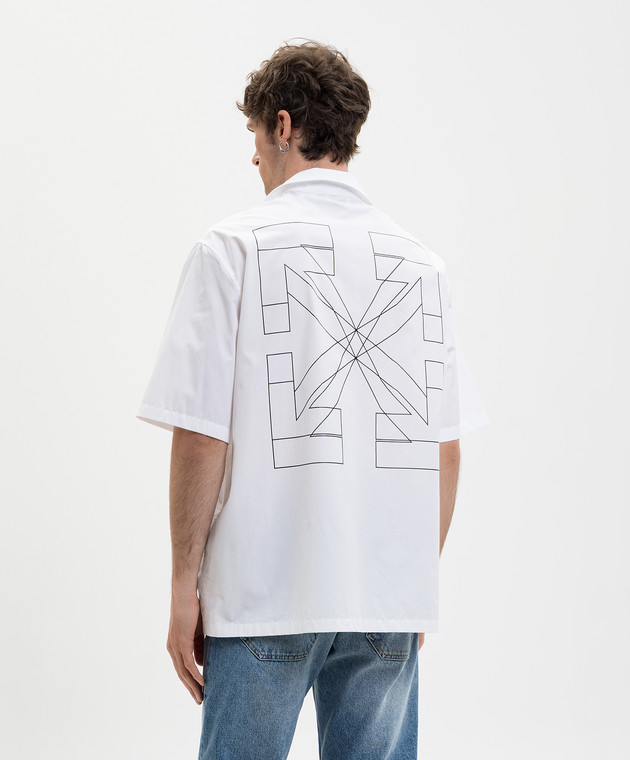 Off-White Біла сорочка Double Arrow 44XGG01FS26F001 зображення 4