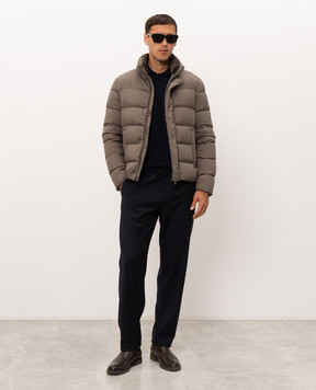 Canali Синее поло из шерсти MK02481C0017