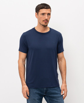 Trussardi Синя футболка з принтом логотипа G0548000118NMTS09J03