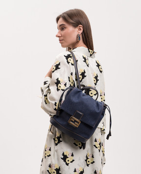 Fendi Синий джинсовый рюкзак 8BZ057AWVF