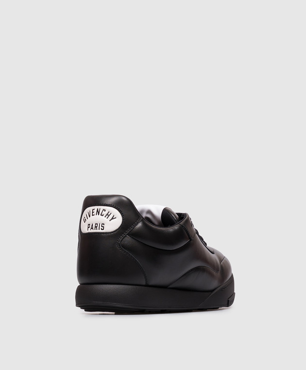 Givenchy Чорні шкіряні кросівки Puffy Yard BH00B7H1YM зображення 3