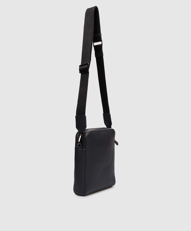 Gianni Chiarini Синяя кожаная сумка BSUB20636GRNCRV изображение 3