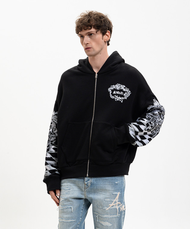 AMIRI Чорна спортивна куртка CHATEAU SKETCH AMTOJR1099 зображення 3