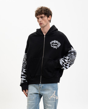 AMIRI Черная спортивная куртка CHATEAU SKETCH AMTOJR1099