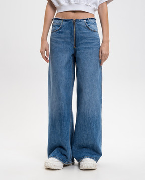 Alexander Wang Синие джинсы с эффектом потертости 4DC1264902