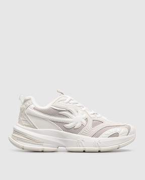 Palm Angels Кросівки кольору айворі Palm Runner PAWIA004FB001