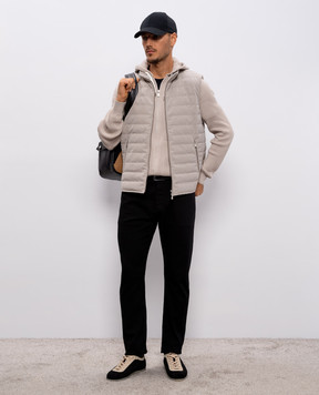 Brunello Cucinelli Чорні джинси з патчем логотипа M277PX1290