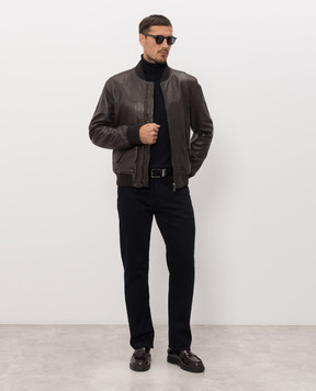 Trussardi Темно-синие джинсы с патчем P417H304983NMJ380D20