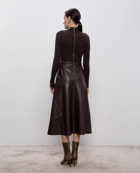 Twinset Коричневая суня меди 252TT3560