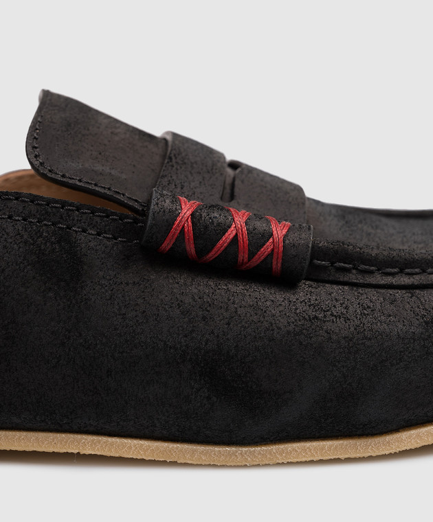 Babe Pay Pls Чорні замшеві мюлі SABOT зображення 5