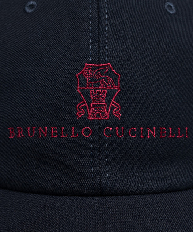 Brunello Cucinelli Синяя кепка M252D9850 изображение 4