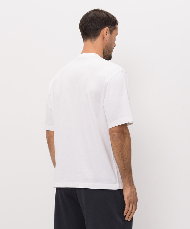 Stone Island Футболка цвета айвори с нашивкой логотипа L2S152100030S0500 изображение 4