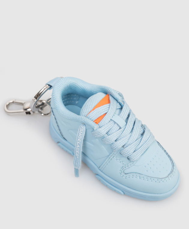 Off-White Блакитний брелок у вигляді кросовка Out Of Office OMZG097S26FAB001 зображення 2