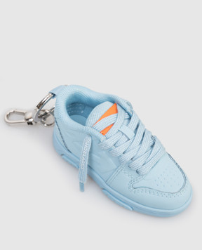 Off-White Блакитний брелок у вигляді кросовка Out Of Office OMZG097S26FAB001