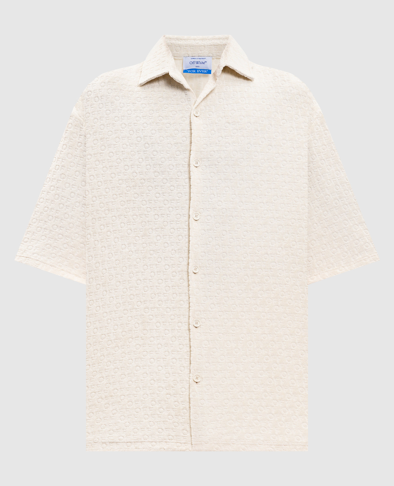 

Бежевая махровая рубашка в логотипе шаблон, Бежевый, Рубашки