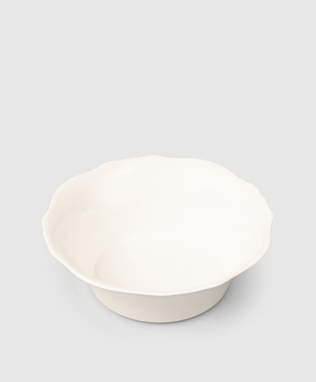 Geminiano Cozzi 1765 Белый фарфоровый салатник Burano SKBBU24241000 изображение 2