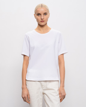 Herno Біла футболка прямого крою JG000325D52003