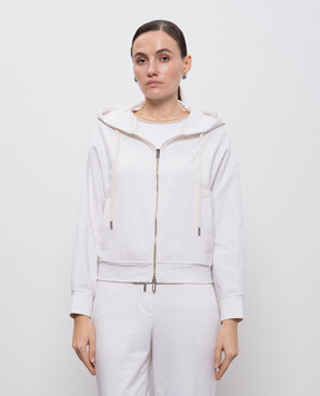 Peserico Біла меланжева спортивна куртка S12504J0Q402347