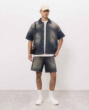 AMIRI Футболка HOLLYWOOD цвета айвори AMTOJR1189