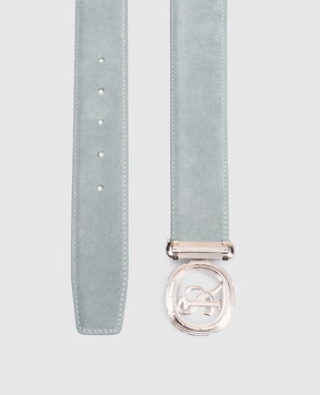 Stefano Ricci Зелений замшевий ремінь з монограмою логотипа N381SDC527P