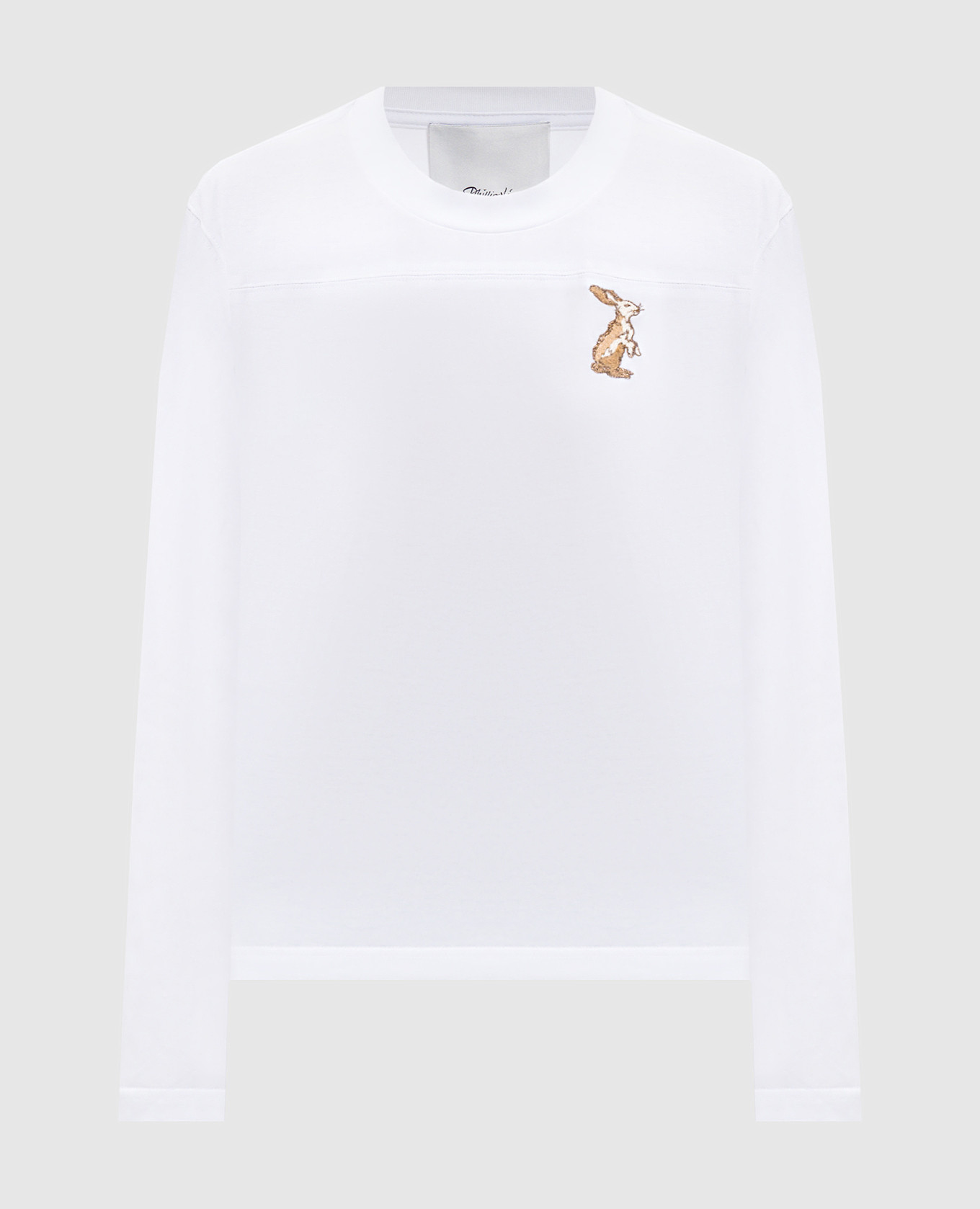 

Белый логслив с вышивкой, Лонгсливы