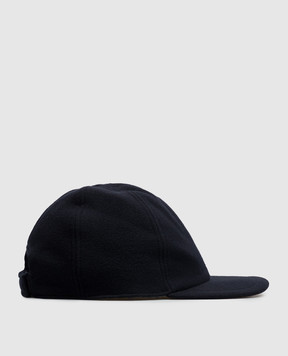 Doriani Cashmere Синяя кепка из шерсти 191T125T125