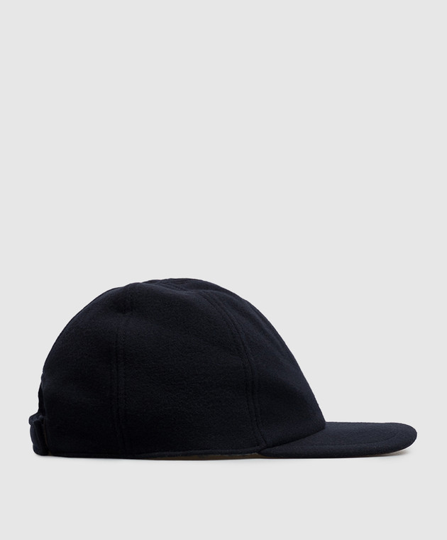 Doriani Cashmere Синя кепка з вовни 191T125T125 зображення 3