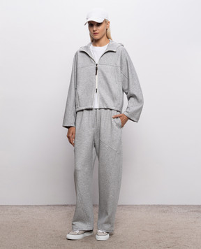 Brunello Cucinelli Біла футболка з ланцюжком моніль M0T81B2M00
