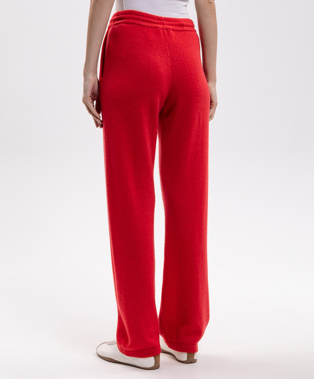 Sporty & Rich Красные брюки из кашемира и шерсти PA02782327RE50 изображение 4
