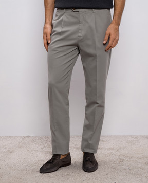 Brunello Cucinelli Зеленые штаны M252DE1450
