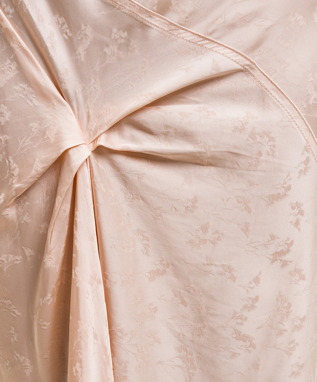 Victoria Beckham Рожева сукня Posy у візерунок 1226WDR007291B зображення 4