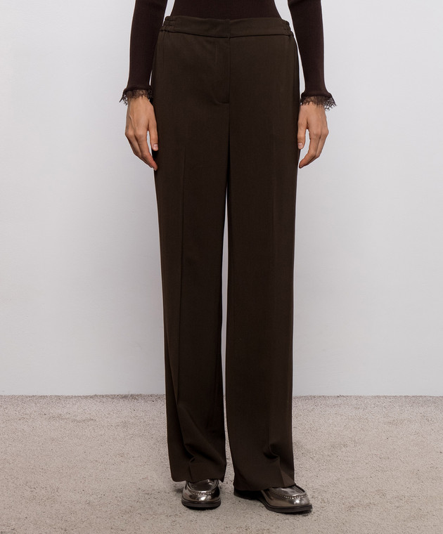 Twinset Коричневі штани 262TP268G зображення 3