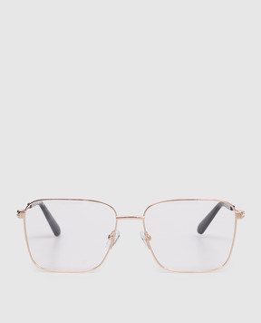 Off-White Золотые очки с логотипом Arrow OW6018760059