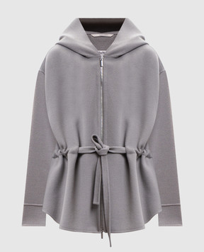 Max Mara Сіре пальто MONIA з вовни SMMMONIA
