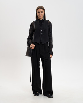 Ann Demeulemeester Черные брюки Anneke B0010192FA558