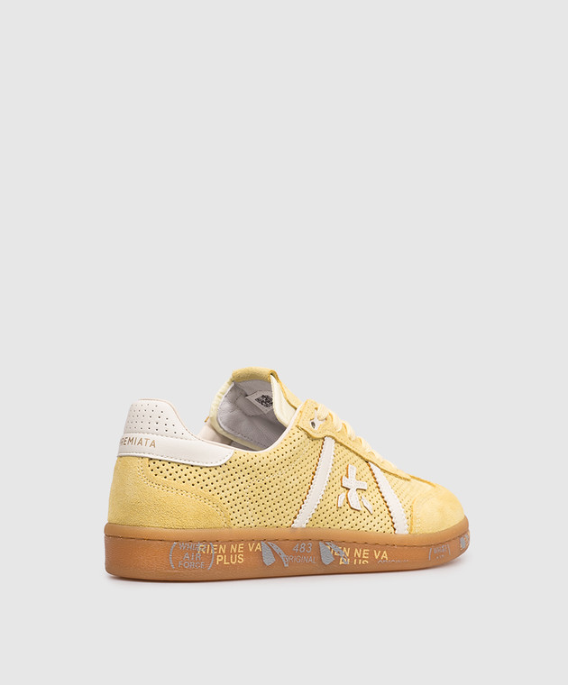 Premiata Жовті замшеві кросівки Bonnied BONNIED8035 зображення 3