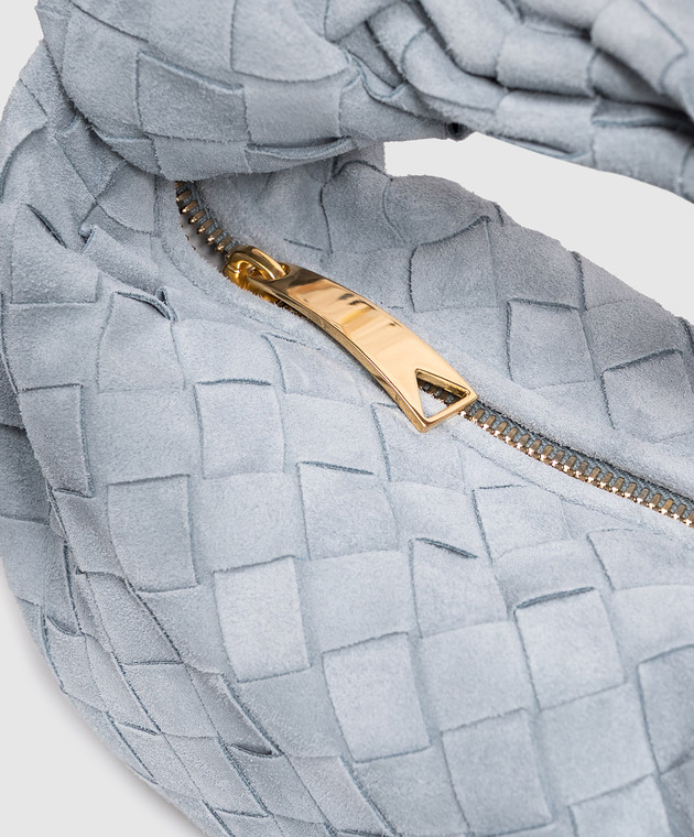 Bottega Veneta Блакитна замшева сумка-хобо Jodie 651876V5ZZ0 зображення 4