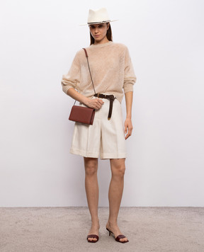 Brunello Cucinelli Бежевий джемпер з вовною M2I776830