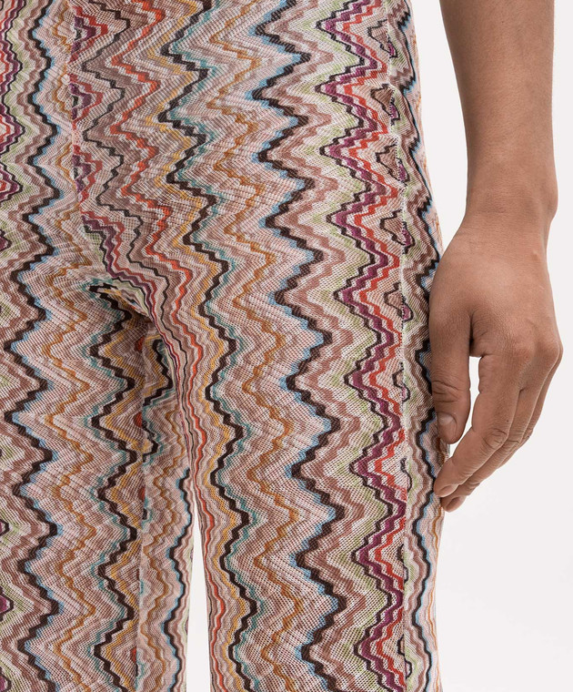 Missoni Штани кльош у візерунок MC25SI00BR015G зображення 4