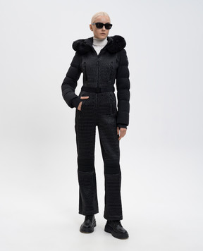 Mackage Черный горнолыжный пуховой комбинезон LORELLE с мехом LORELLE