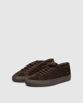 Common Project Коричневые замшевые кеды Achilles 2573