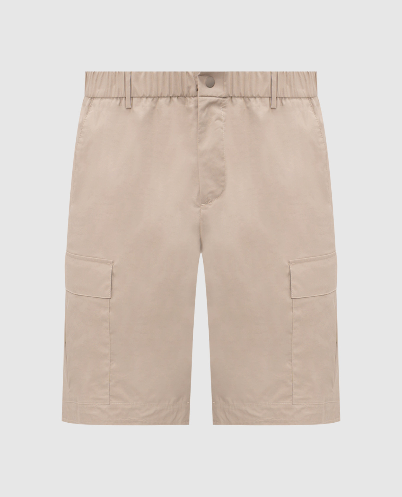 Бежевые шорты карго